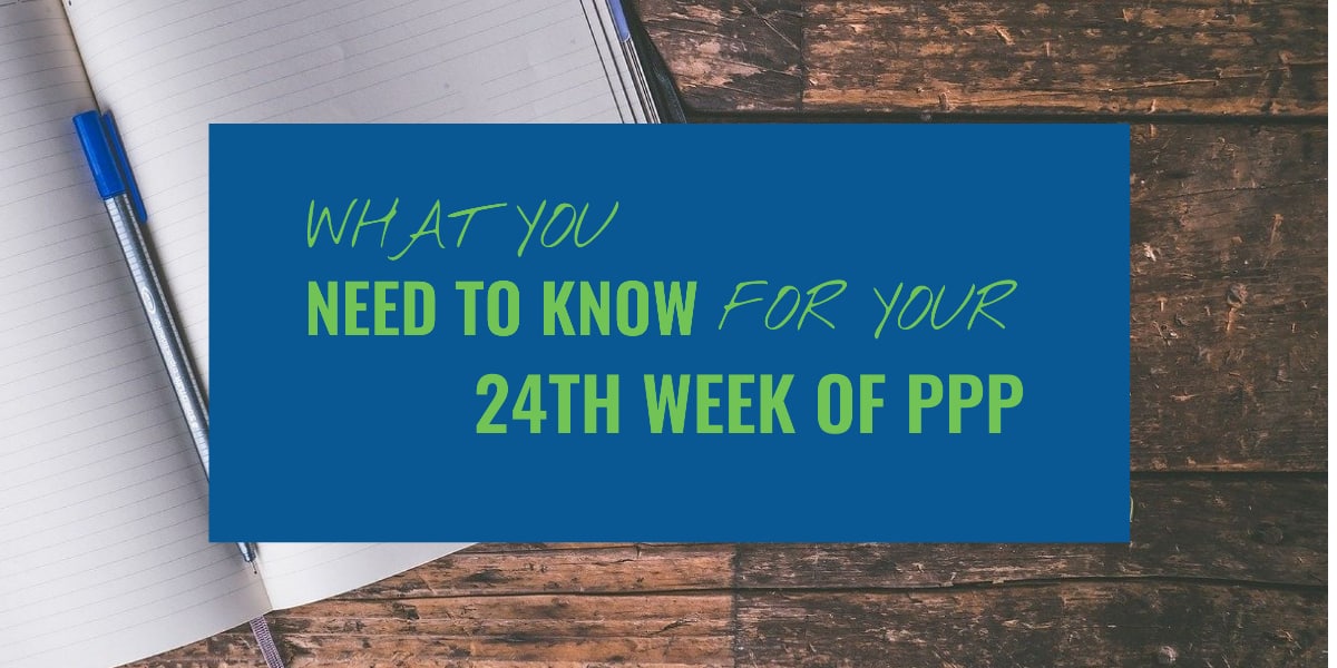 What You Need To Know For Your 24th Week of PPP