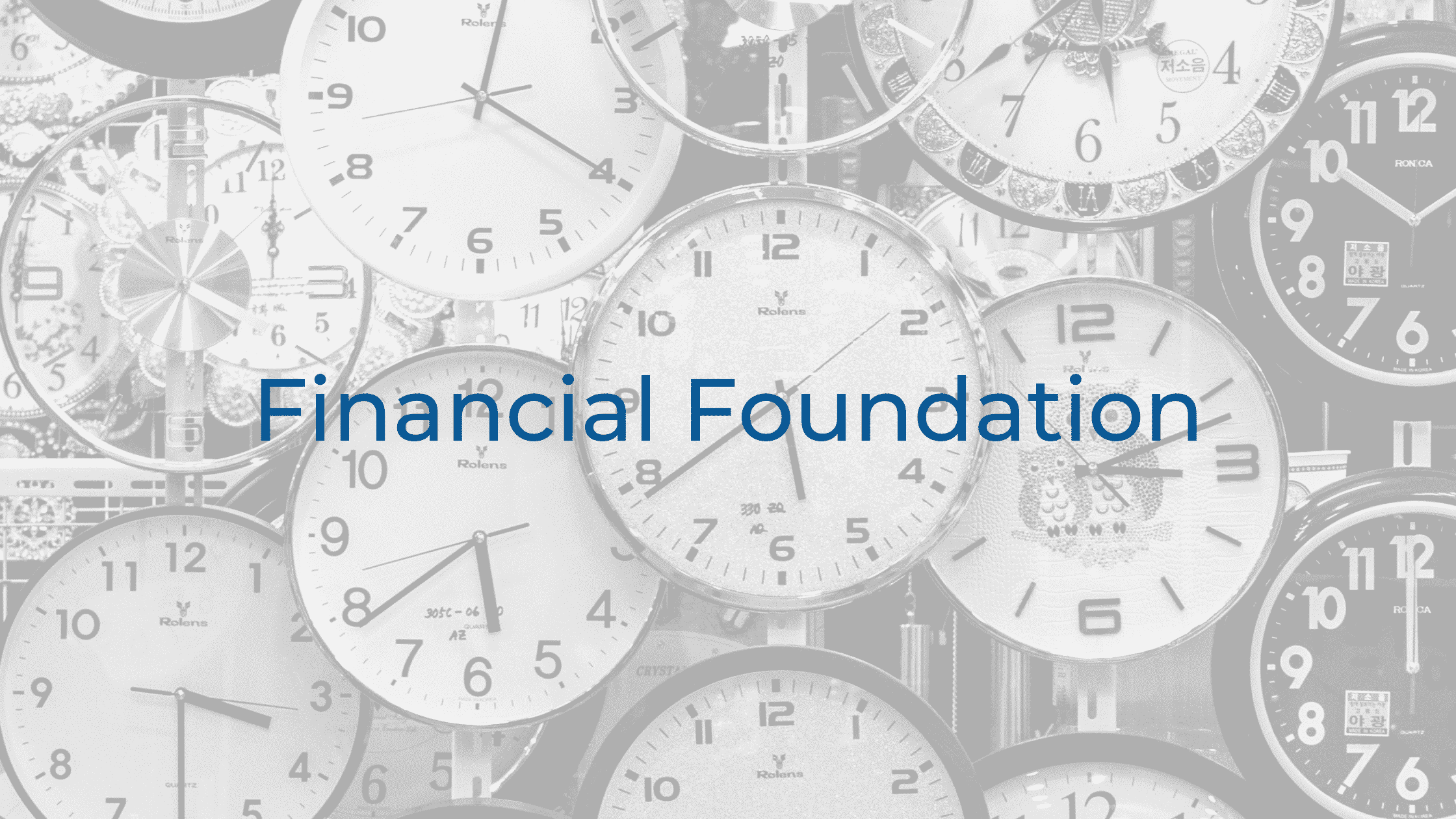 clock image financial foundation base